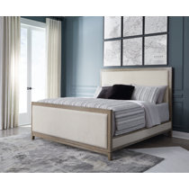 Johnelle queen upholstered panel deals bed with storage